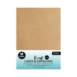 Kaarten en Enveloppen Kraft 5x7 Inch Studio Light