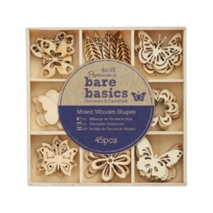 Kaarttoppers Hout Vlinders
