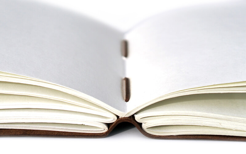 Notitieboek Donkerbruin A5 Bahi-leer