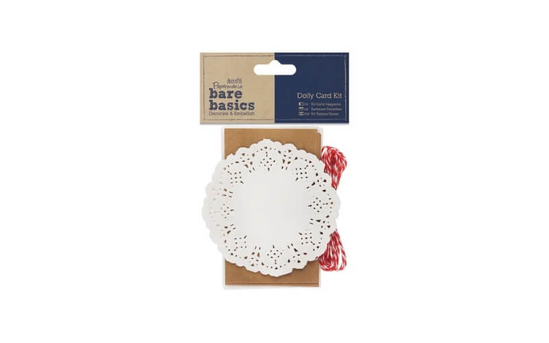 Kanten Kleedje Kaartenset Bare Basics