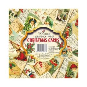 Kerst Kaarten Plakboekpapier 20x20cm