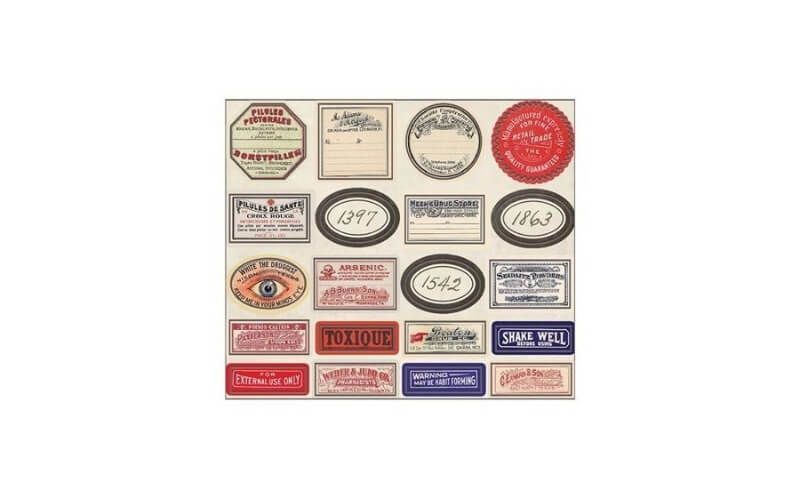 Kleine Apotheker Flesjes Decoratie Tim Holtz