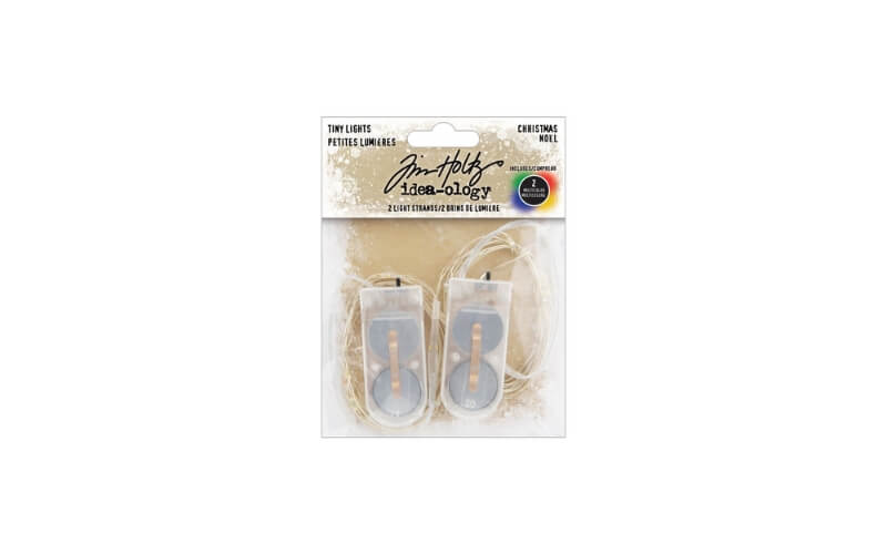 Kleine Gekleurde Lichtsnoeren 2X Tim Holtz