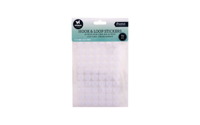 Klittenband Stickers 13mm 60 stuks Studio Light