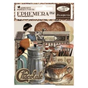 Koffie-Chocola Ephemera Stickers Stamperia