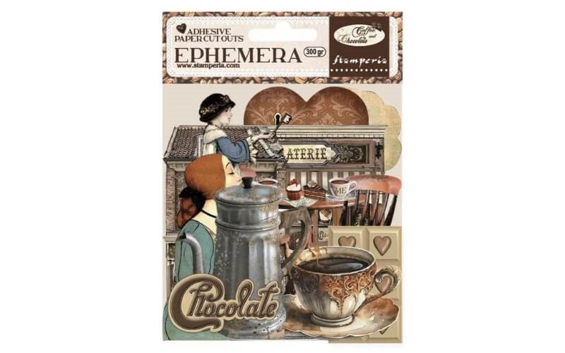 Koffie-Chocola Ephemera Stickers Stamperia