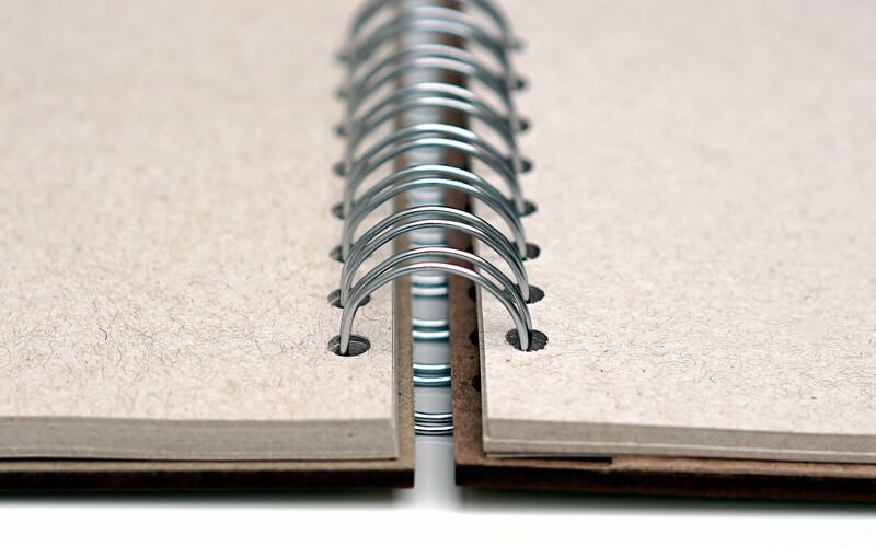 Notitieboek Hout Muzieknoot A4
