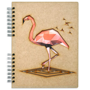Notitieboek Hout Flamingo A4