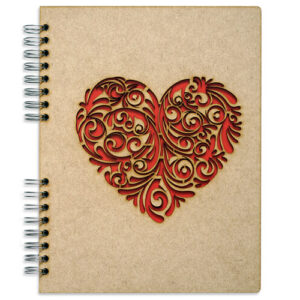 Notitieboek Hout Hart A4