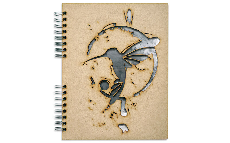 Notitieboek Hout Kolibrie A4