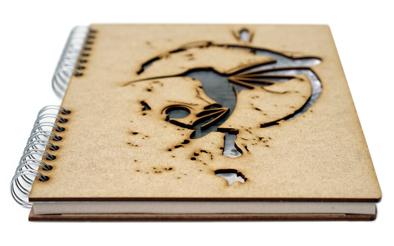 Notitieboek Hout Kolibrie A4