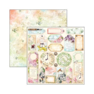 Scrapbookpapier 30x30 Labels en Lijstjes Ciao Bella