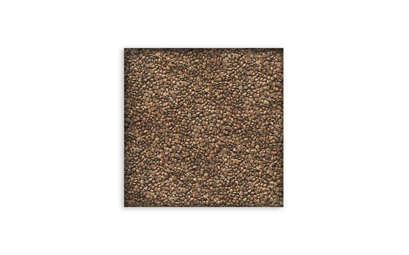 Lapjes Stof Koffie en Chocolade Stamperia
