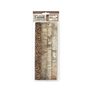 Lapjes Stof Koffie en Chocolade Stamperia
