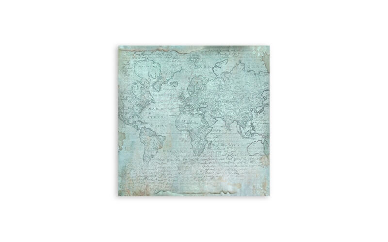 Lapjes Stof Rond de Wereld Stamperia