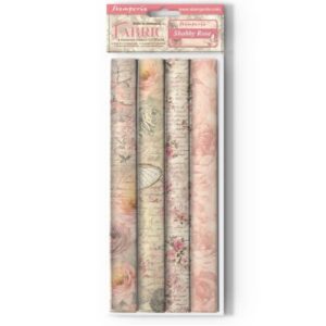 Lapjes Stof Shabby Rozen 30x30 Stamperia