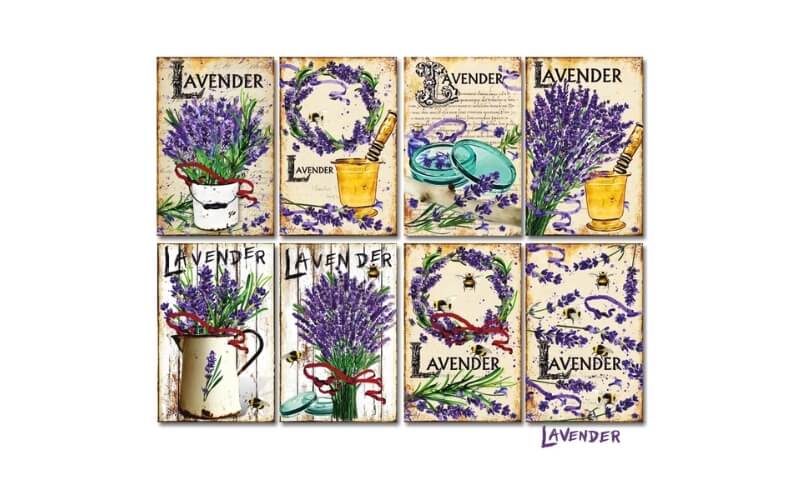 Plakboekpapier Mini Lavendel Decorer