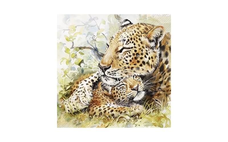 Leopard Family Lunch Servetten 20st. IHR