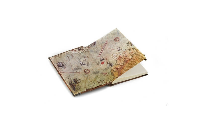 Lederen Notitieboek Zon-Maan