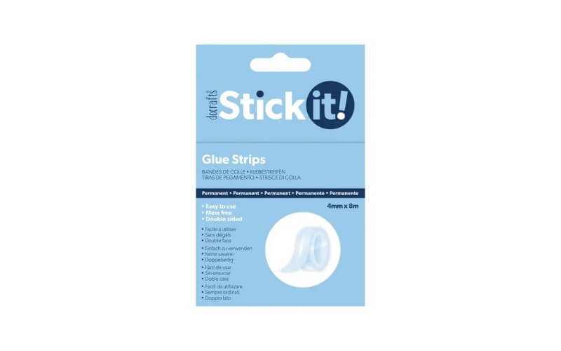 Lijm Strips 4mmx8m Stick-it