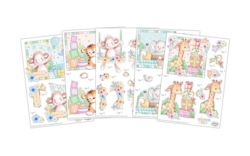 Little Ones 3D Decoupage Set Craft Consortium