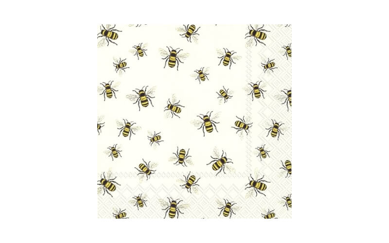 Lovely Bees Lunch Servetten 5st. IHR