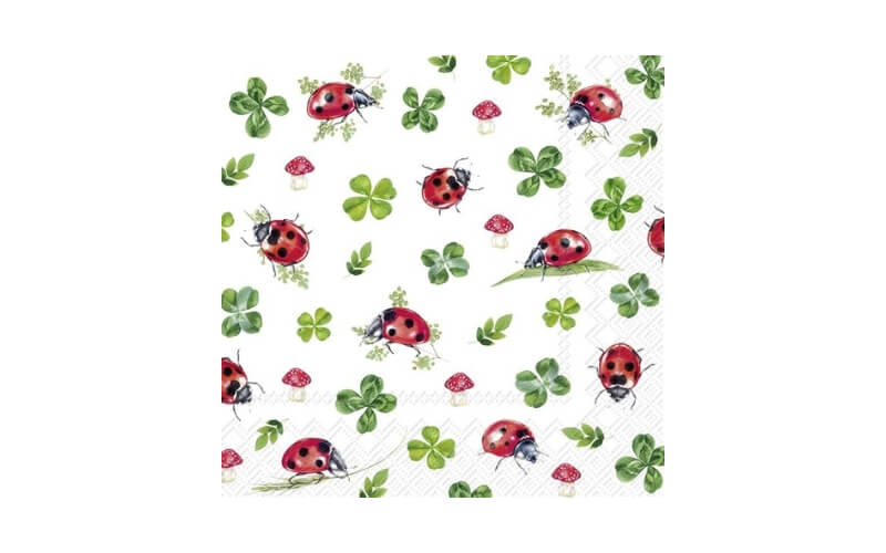 Lucky Ladybugs Lunch Servetten 5st. IHR