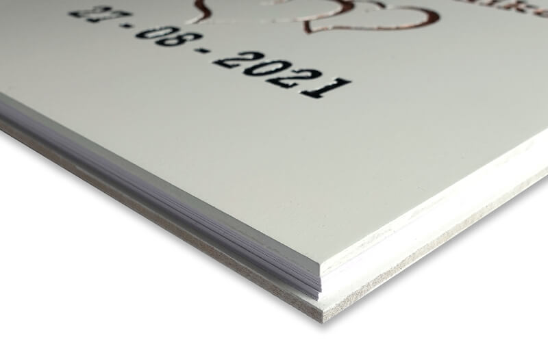 Gepersonaliseerd Scrapbook Huwelijk Hout