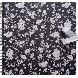 Plakboek-Scrapbook 30x30 Floral Denim
