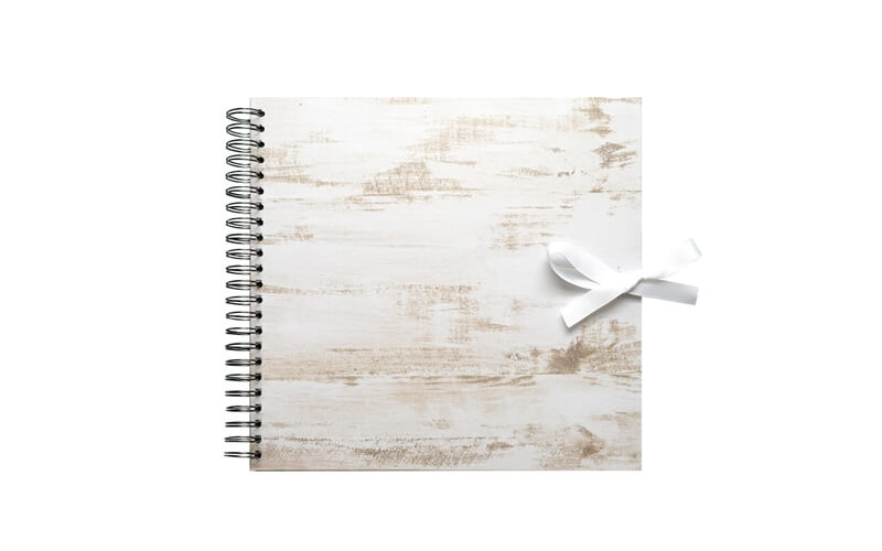 Plakboek-Scrapbook 20x20 Hout Design