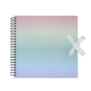 Plakboek-Scrapbook 20x20 Regenboog