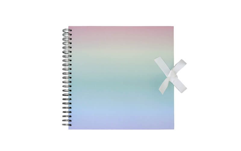 Plakboek-Scrapbook 20x20 Regenboog