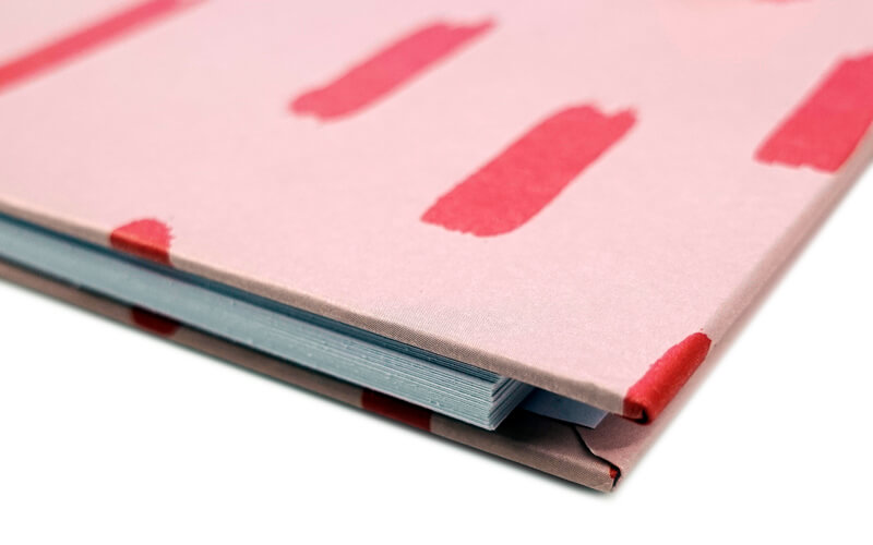 Plakboek-Scrapbook 20x20 Redstripes