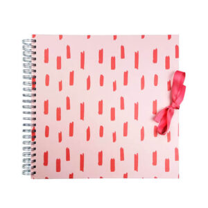 Plakboek-Scrapbook 20x20 Redstripes