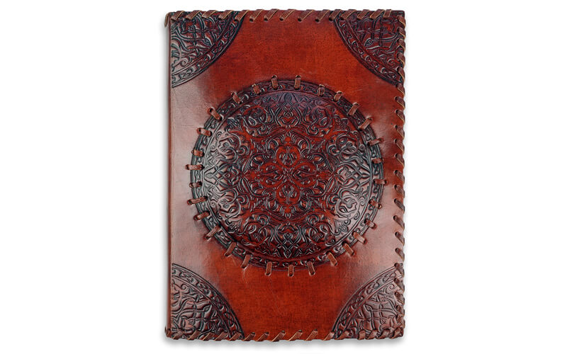 Notitieboek Leder Keltisch motief A5