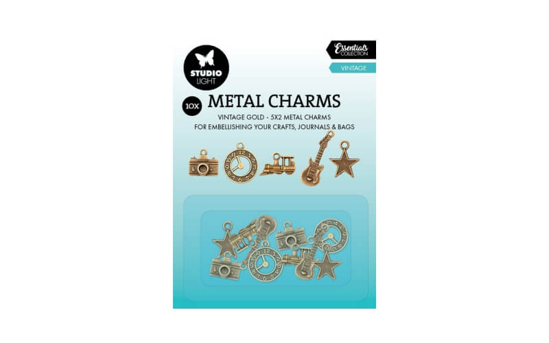 Metalen Bedeltjes Vintage Studio Light