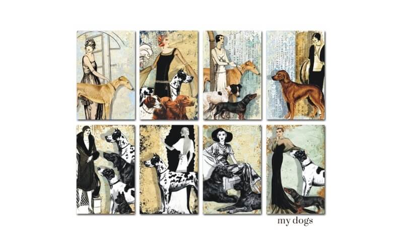Plakboekpapier Mini Mijn Honden Decorer