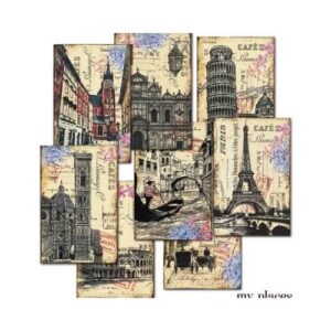 Plakboekpapier Mini Mijn Plaatsen Decorer
