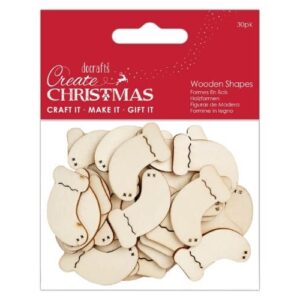 Mini Houten Kerst Sokken