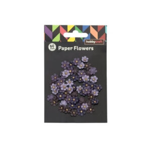Mini Papieren Bloemen Paars