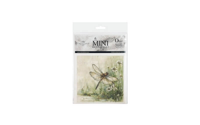 Mini Rijstpapier Set Aarde 6 Vellen Itd Collection