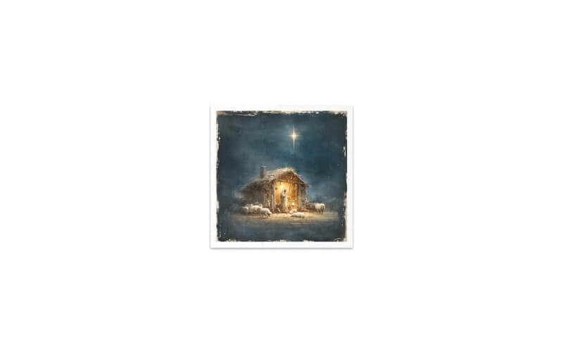 Mini Rijstpapier Set Bethlehem 6 Vellen Itd Collection