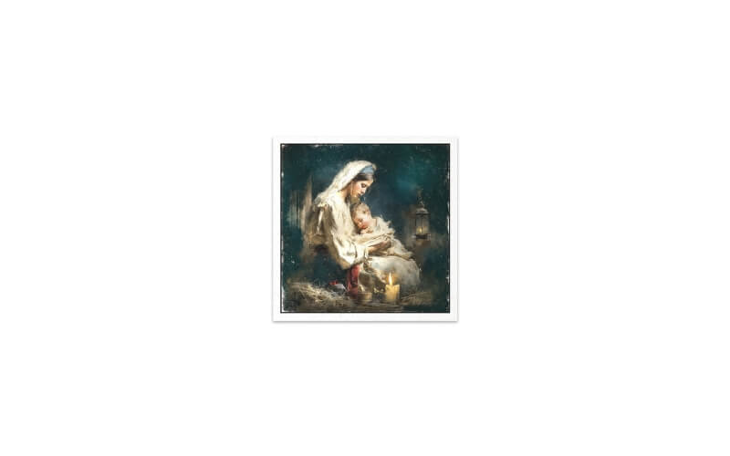 Mini Rijstpapier Set Bethlehem 6 Vellen Itd Collection