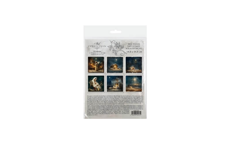 Mini Rijstpapier Set Bethlehem 6 Vellen Itd Collection