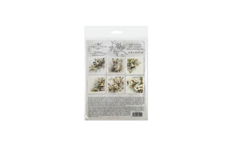 Mini Rijstpapier Set Bloesem 6 Vellen Itd Collection