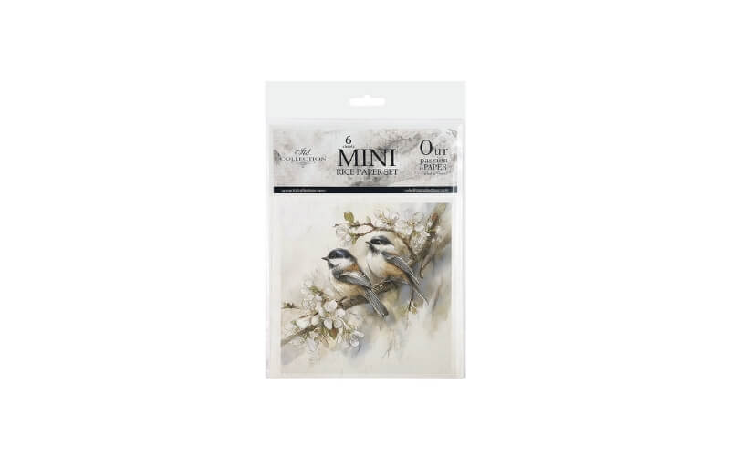 Mini Rijstpapier Set Bloesem 6 Vellen Itd Collection