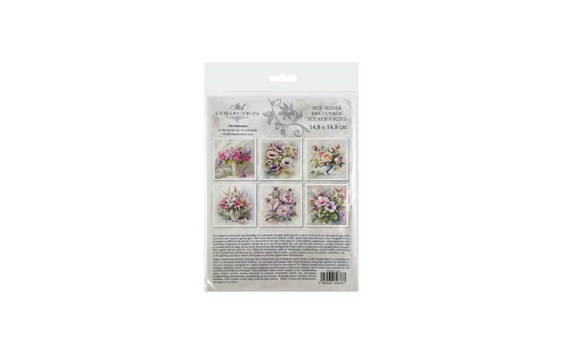 Mini Rijstpapier Set Boeketten 6 Vellen Itd Collection
