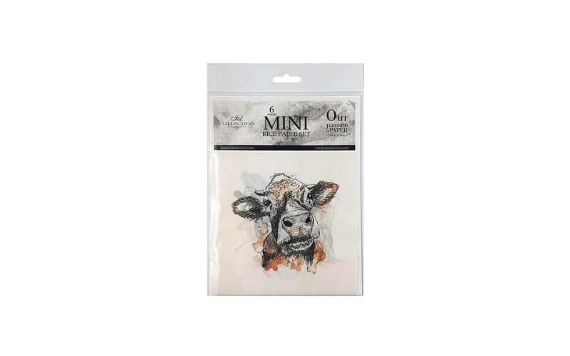 Mini Rijstpapier Set Boerderijdieren 6 Vellen Itd Collection