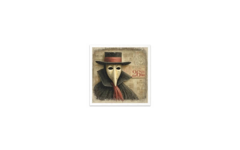 Mini Rijstpapier Set Carnaval 6 Vellen Itd Collection