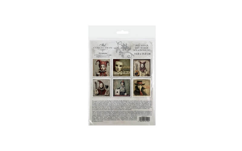 Mini Rijstpapier Set Carnaval 6 Vellen Itd Collection